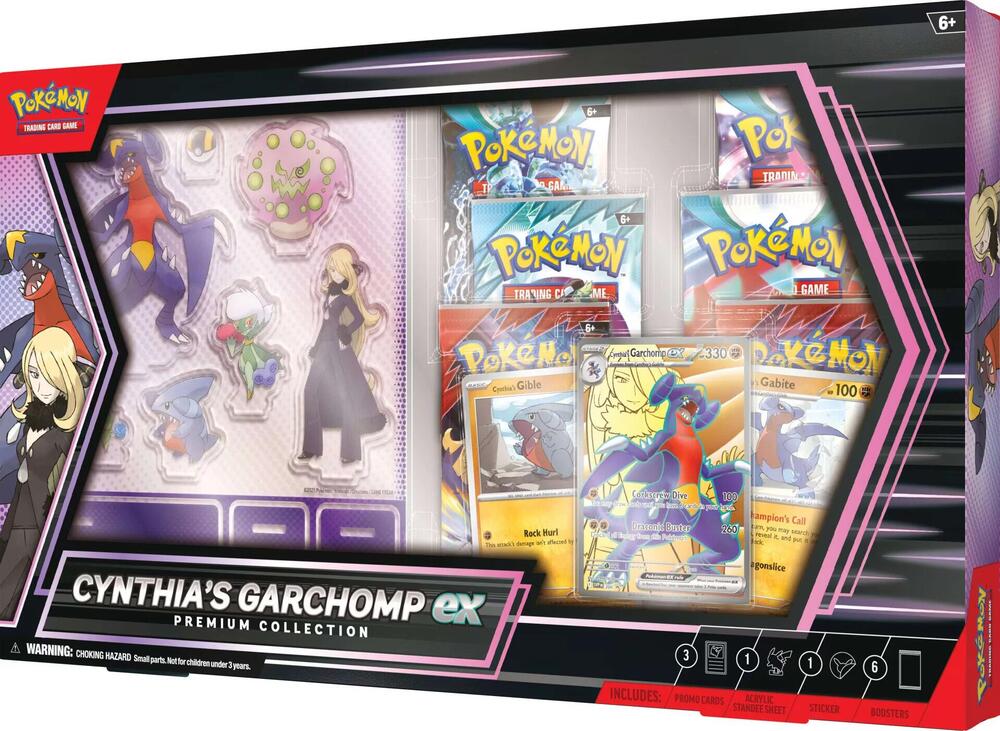 Cynthia's Garchomp ex Premium Collection - Inglés (Preventa) - 1 Producto por Cliente