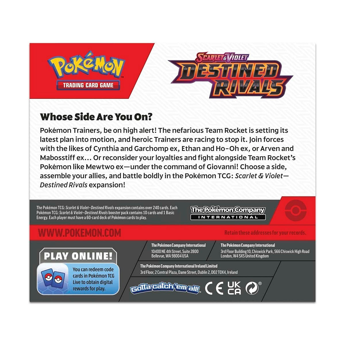 Destined Rivals - Booster Box - Inglés - Preventa