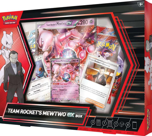 Team Rocket's Mewtwo ex Box - Inglés (Preventa) - 1 Producto por Cliente