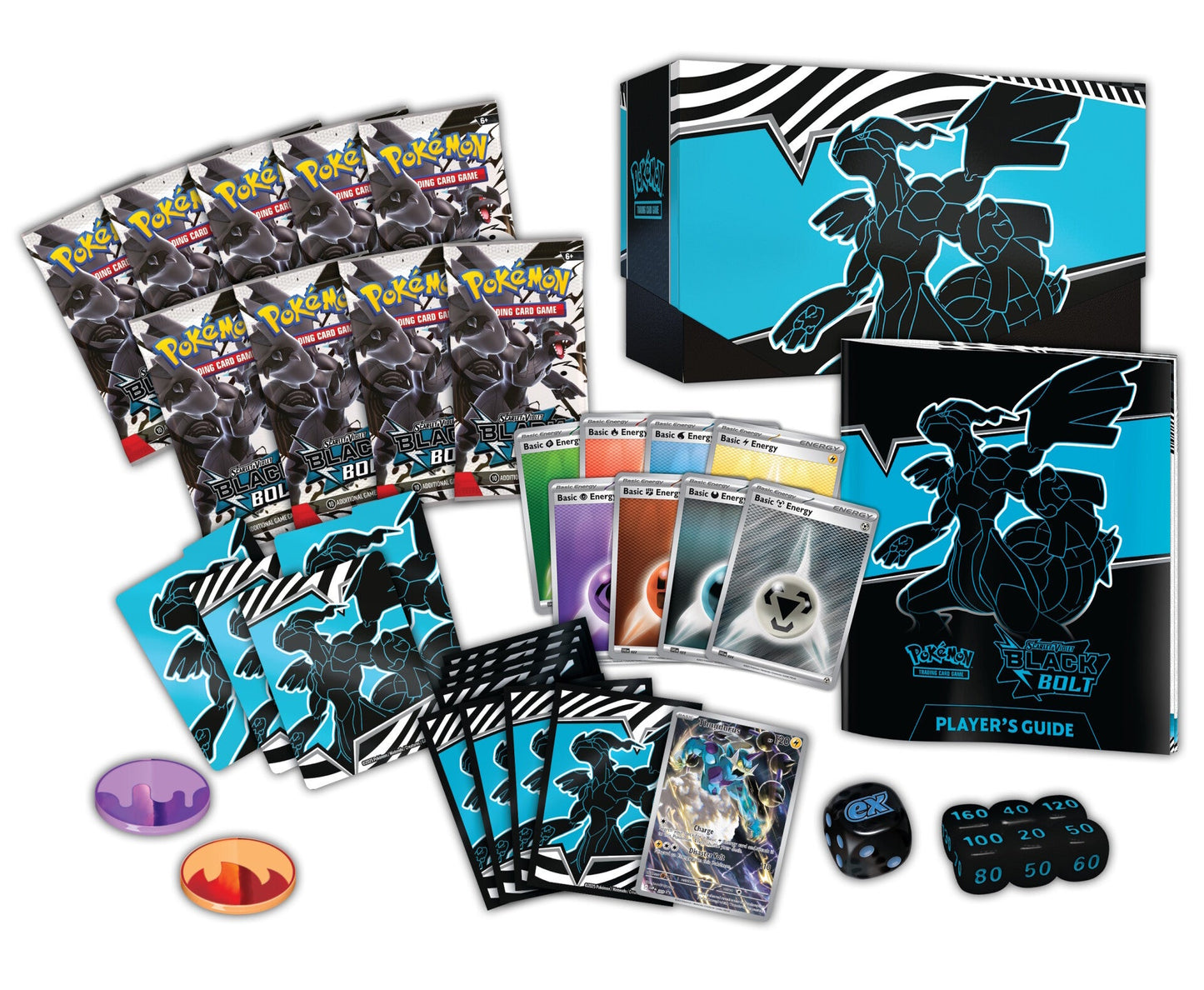 Black Bolt Elite Trainer Box - SV: Black Bolt / INGLÉS - Preventa (1 Producto por Cliente)