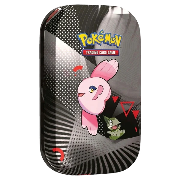 Unova Mini Tin [Alomomola & Axew] - SV: Black Bolt /  INGLÉS - Preventa (1 Producto Por Cliente)