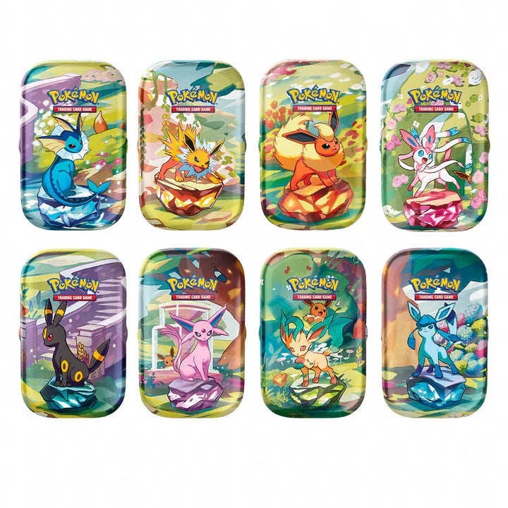 Prismatic Evolutions Display Mini Tins - PREVENTA / Pago Completo