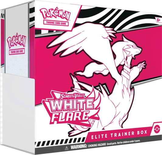 White Flare Elite Trainer Box - SV: White Flare / INGLÉS - Preventa (1 Producto por Clliente)