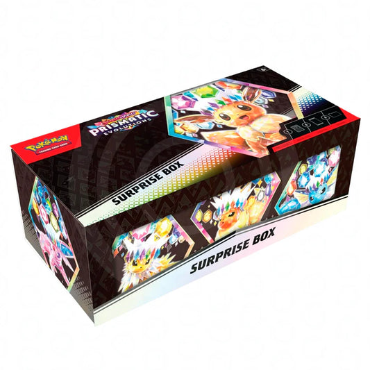 Prismatic Evolutions Surprise Box - PREVENTA / Pago Completo
